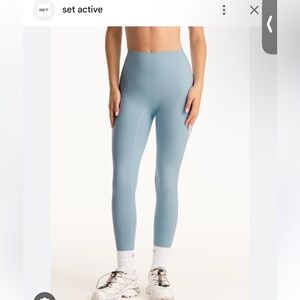Set Active x Parke, Light Blue High-Waisted Leggings, Sportbody